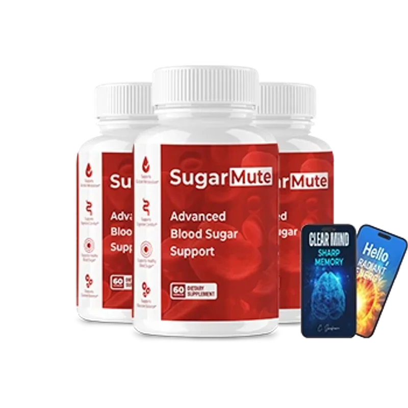 SugarMute Blood Sugar Health — 3 Bottle / 90 Day Pack