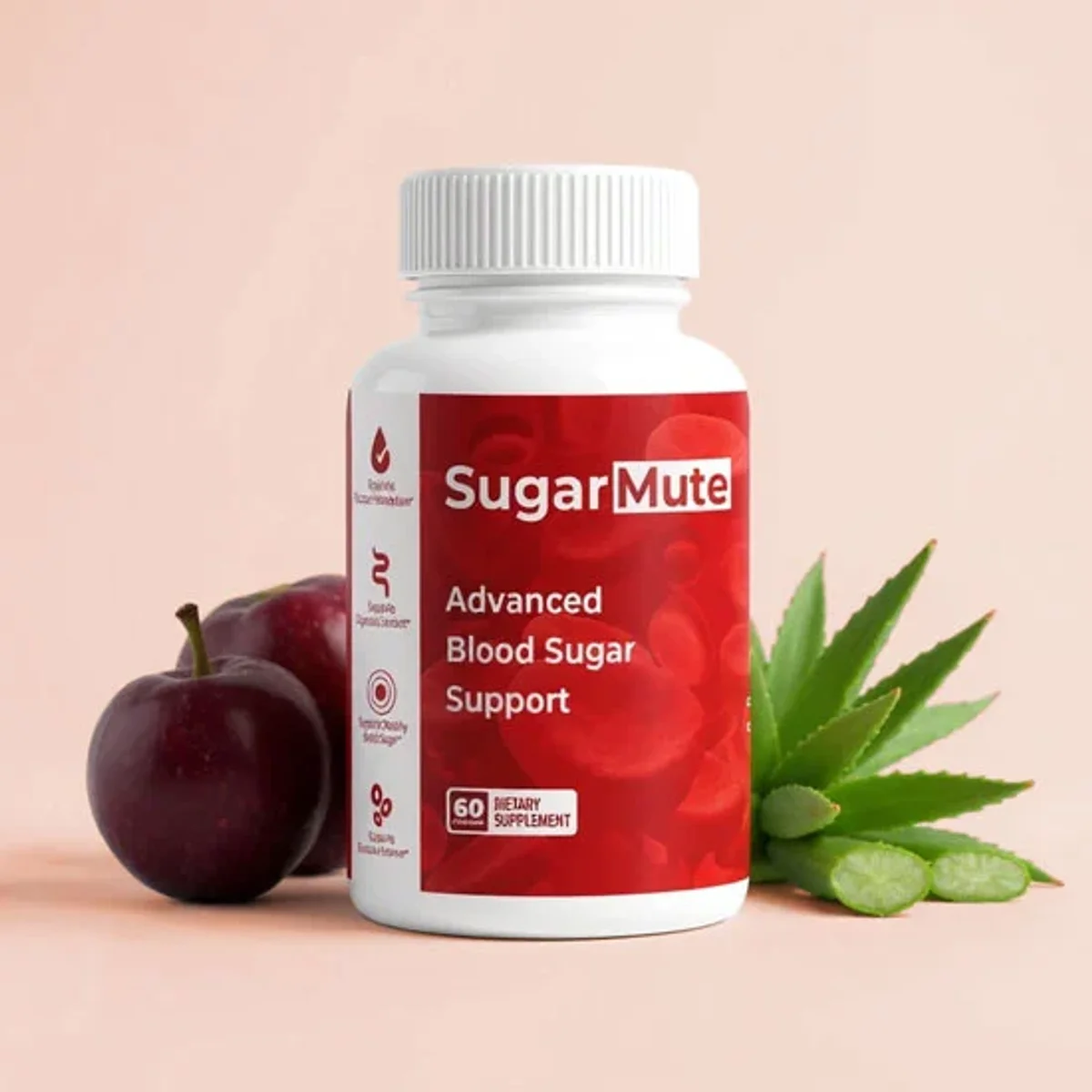 SugarMute Blood Sugar Health — Front Label